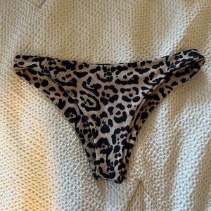 Leopard Print Bikini Bottoms